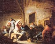 Ostade, Adriaen van Peasants Making Merry in a Tavern oil painting on canvas